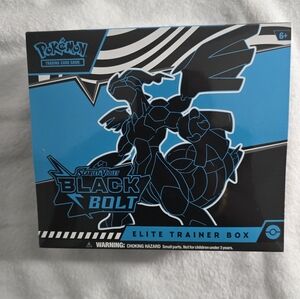 Pokemon Black Bolt Elite Trainer Box in Black and Blue